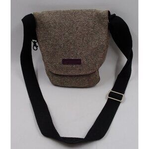 Timbuk2 Unisex Mens Womens Gray Tweed Shoulder Pouch Crossbody Bag Purse